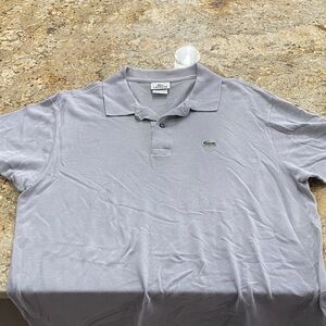 Lacoste Men's Light Gray Polo Shirt